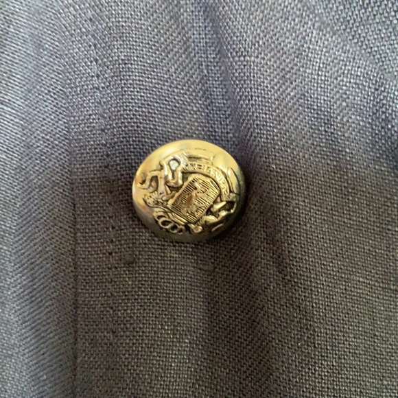 BREECHES Vintage Military Coat Dress Size 2 - Picture 4 of 5